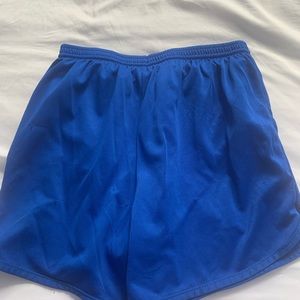 girls blue shorts slightly used very good quality